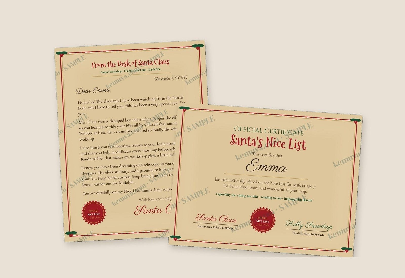 Letter from Santa by Kemuva
