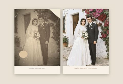 Photo restoration sample